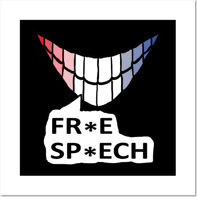 Free Speech Wall Art by Mark Ewbie